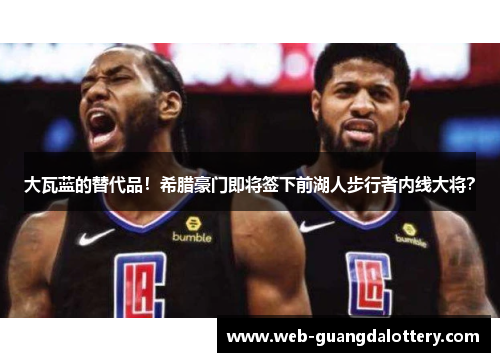 大瓦蓝的替代品！希腊豪门即将签下前湖人步行者内线大将？